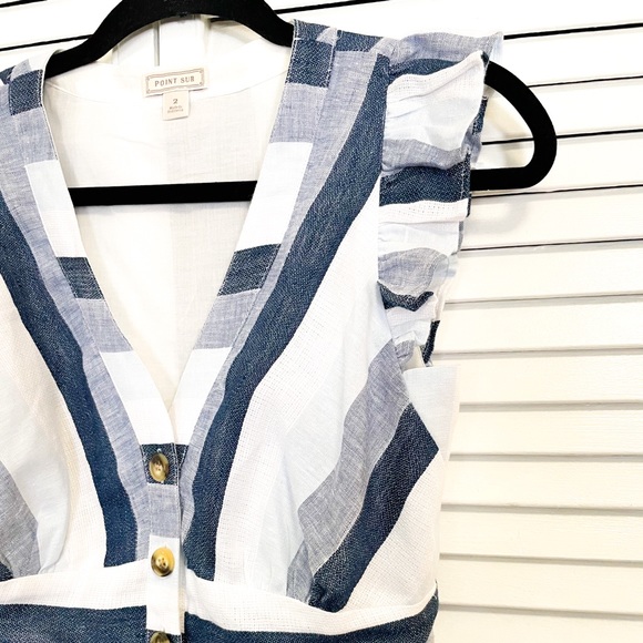 J.Crew Point Sur Ruffle Sleeve Dress - Picture 4 of 6